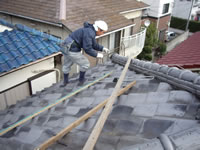 屋根の施工例